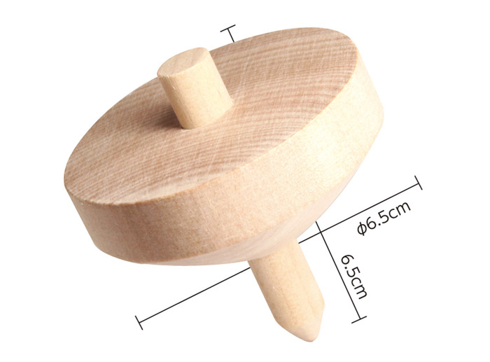 木製ゴマ（無着色）大1