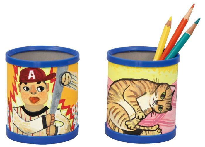 手作りペン立て2