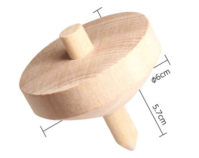 木製ゴマ（無着色）小1