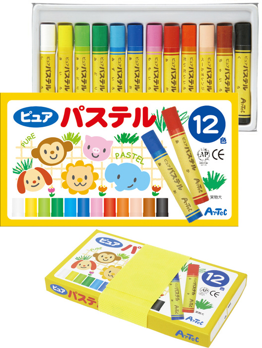 ピュアパステル12色8