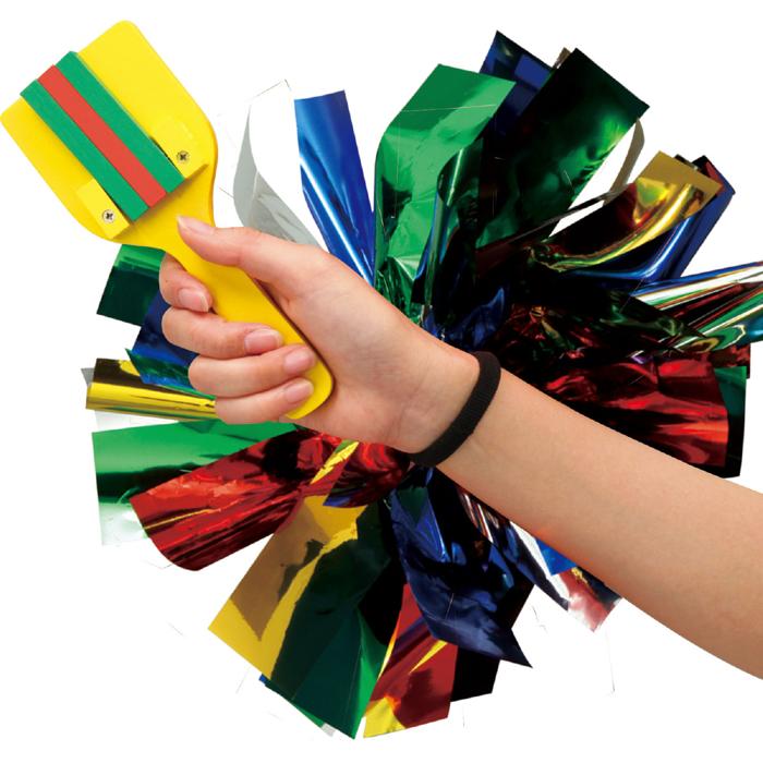 ハンドフリーチアポンポン　レインボー2