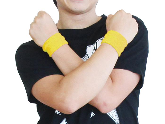 ダンスリストバンド　黄1