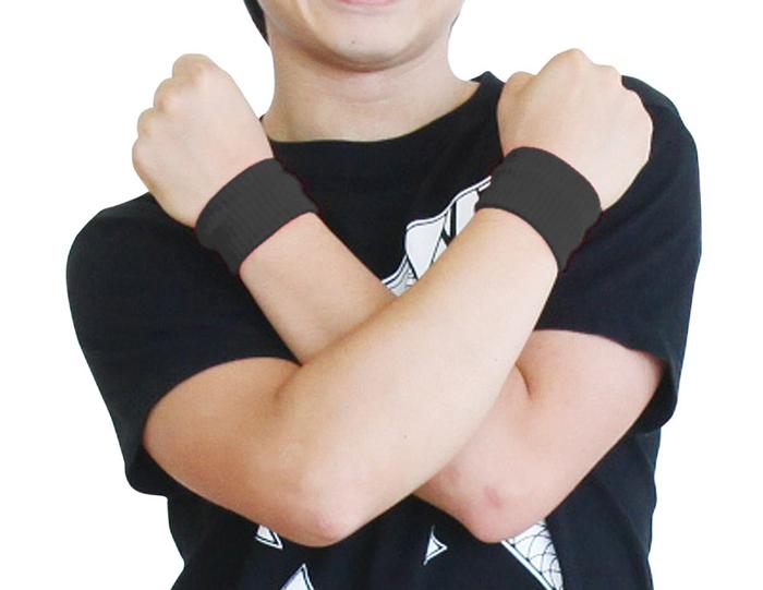 ダンスリストバンド　黒1