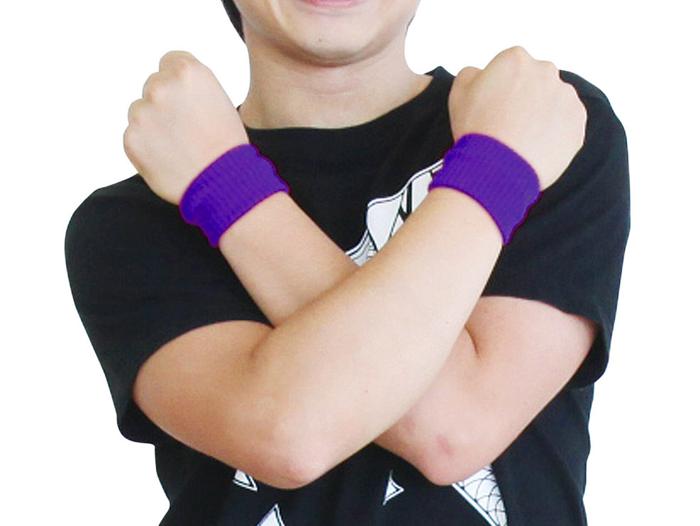 ダンスリストバンド　紫1