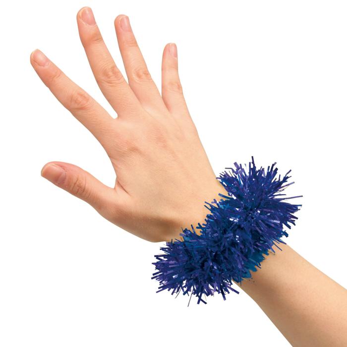 キラキラリストバンド　青2