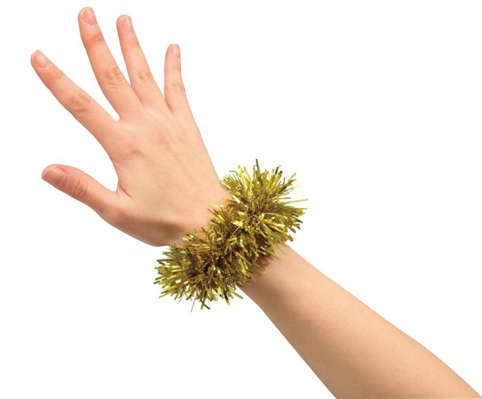 キラキラリストバンド　金1