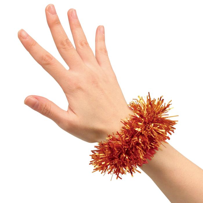 キラキラリストバンド　オレンジ2