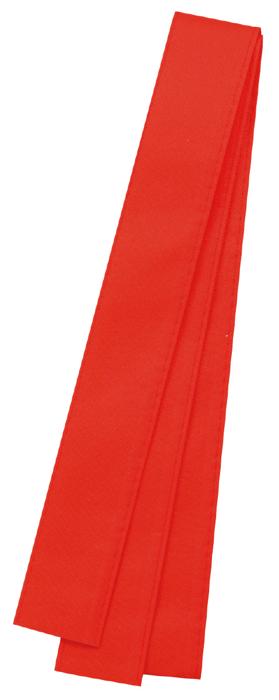 カラー不織布ハチマキ　赤0