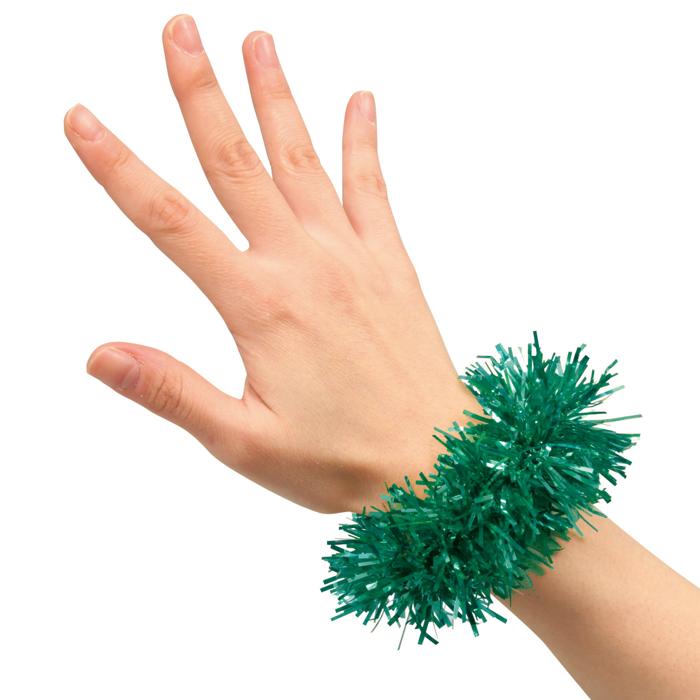 キラキラリストバンド　緑2