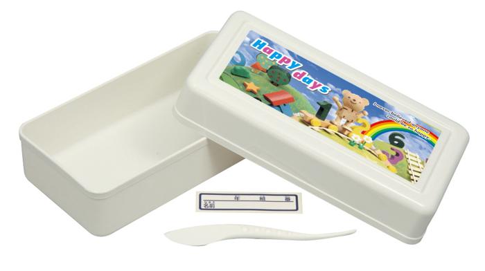 ねんどケース（名前シール・ヘラ付）0