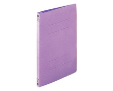 フラットファイルS型A4　10冊パープル　（パンチ付）