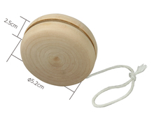 木製コンパクトヨーヨー（ひも付）