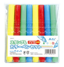 スタンプ＆ペンセット（4色8本）