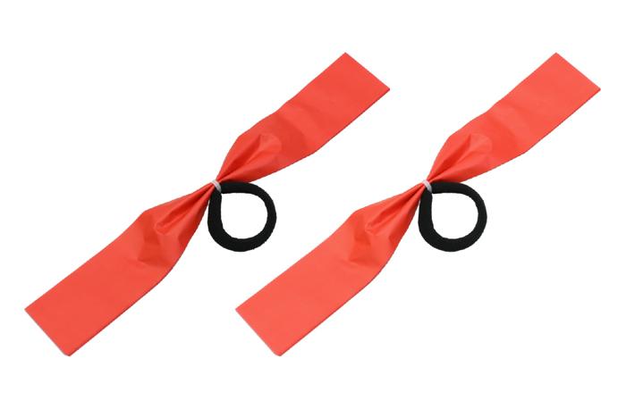 ハンドフリーチアポンポン　パステルレッド2