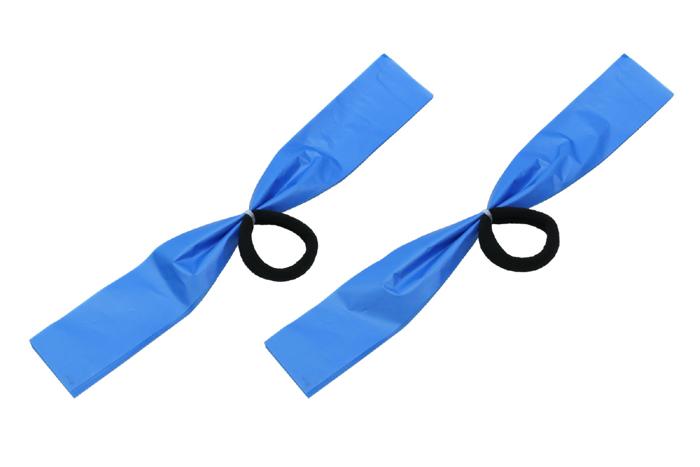 ハンドフリーチアポンポン　パステルブルー2