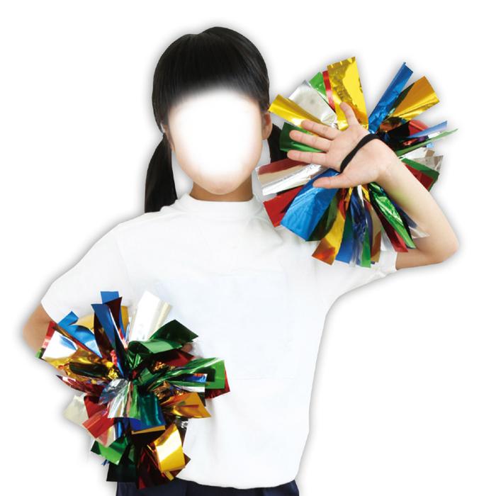 ハンドフリーチアポンポン　パステルブルー3