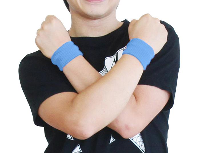 ダンスリストバンド　水色1