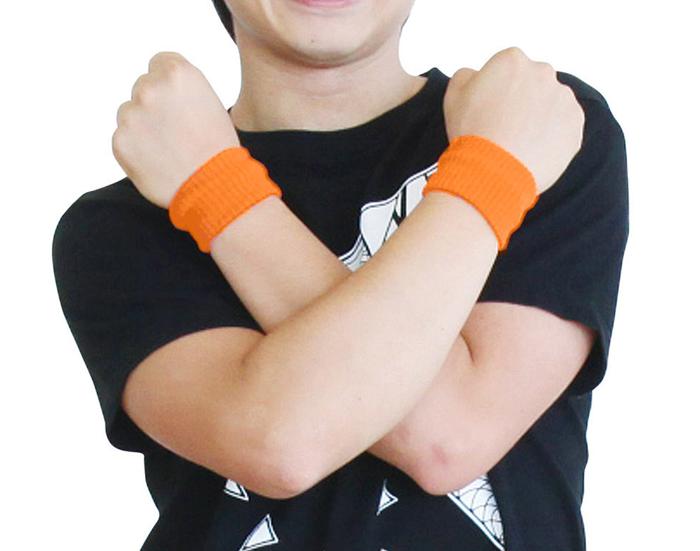 ダンスリストバンド　橙1