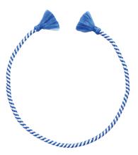 かんたんねじりはちまき　青/白