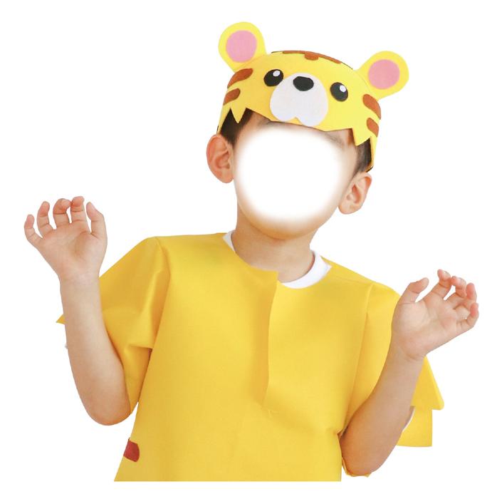 フェルト帽子　黄1