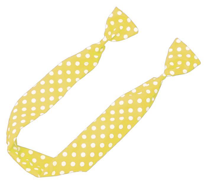 かんたんリボンカチューシャ　イエロー2