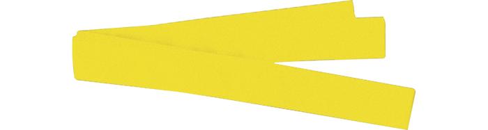 サテンロングハッピ　黒　襟黄　J（ハチマキ付）1