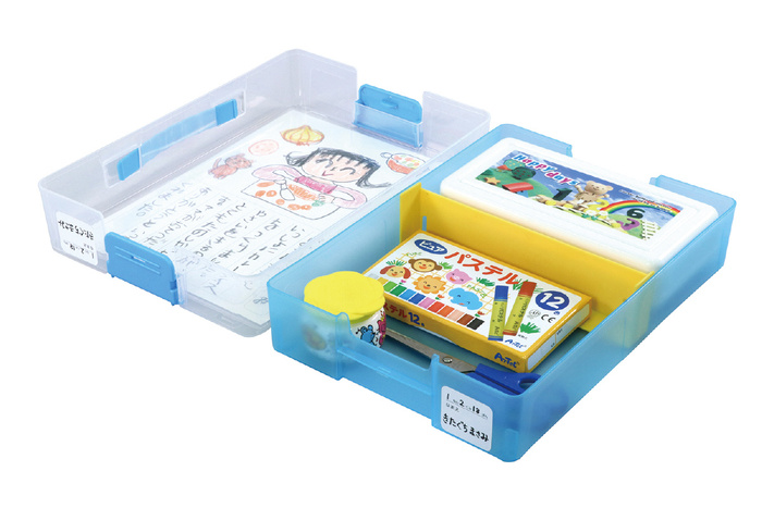 おどうぐばこ　クリアブルー　A46