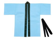 カラー不織布ハッピ　水色　子供用　J