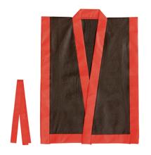 カラー不織布　エイサー打掛　黒　襟赤　J（帯付）