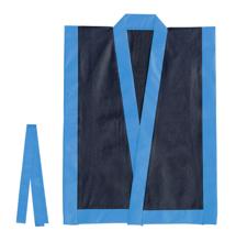 カラー不織布　エイサー打掛　黒　襟青　J（帯付）