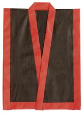 カラー不織布　エイサー打掛　黒　襟赤　S（帯付）