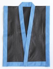 カラー不織布　エイサー打掛　黒　襟青　S（帯付）