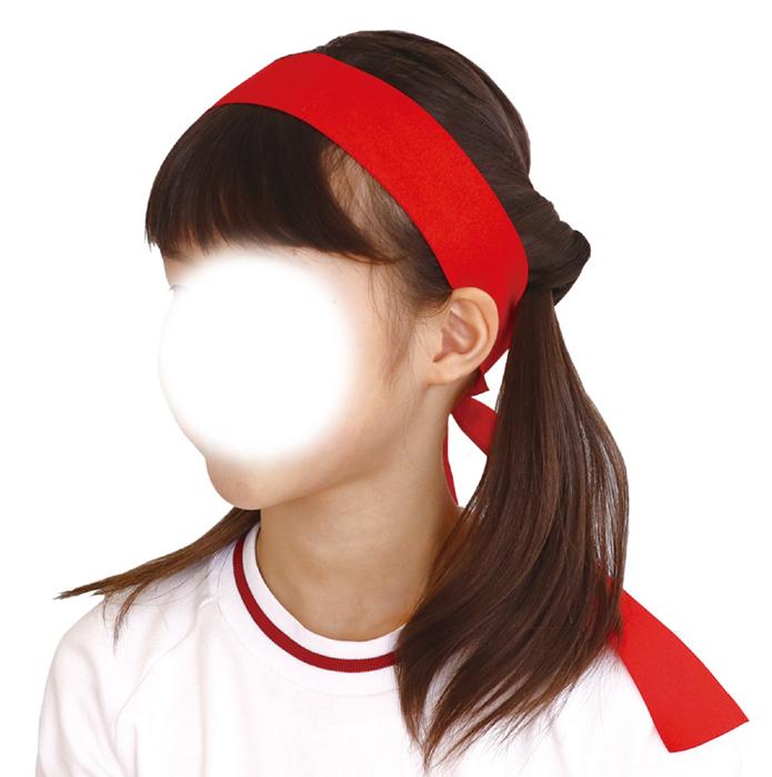 フィットはちまき　赤2