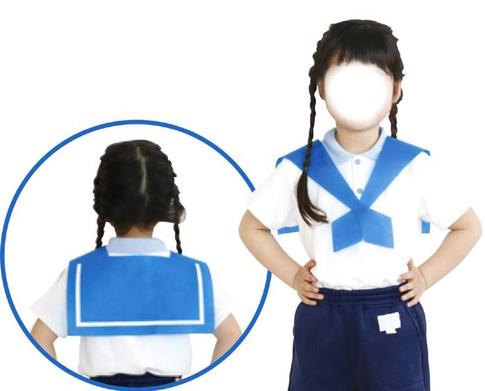 セーラーえり　青1