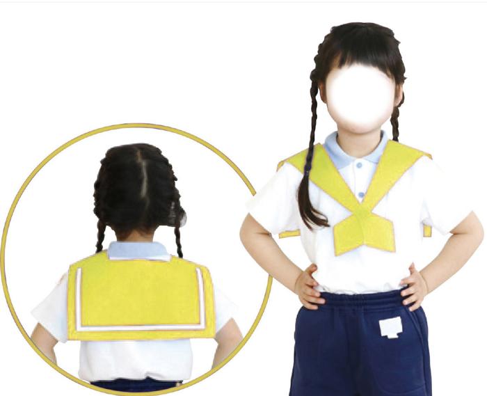 セーラーえり　黄1