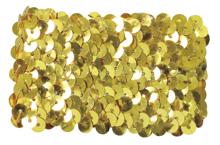 メタリックリストバンド　ゴールド