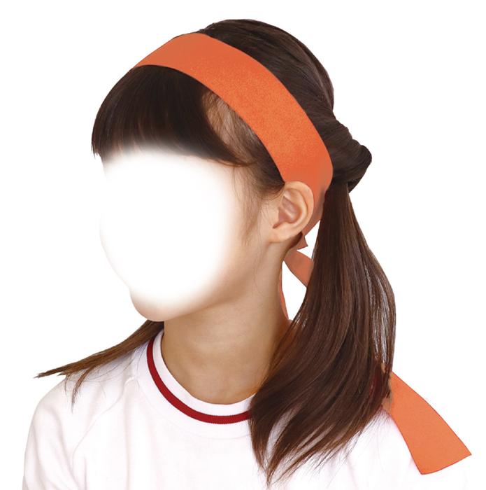 フィットはちまき　オレンジ2