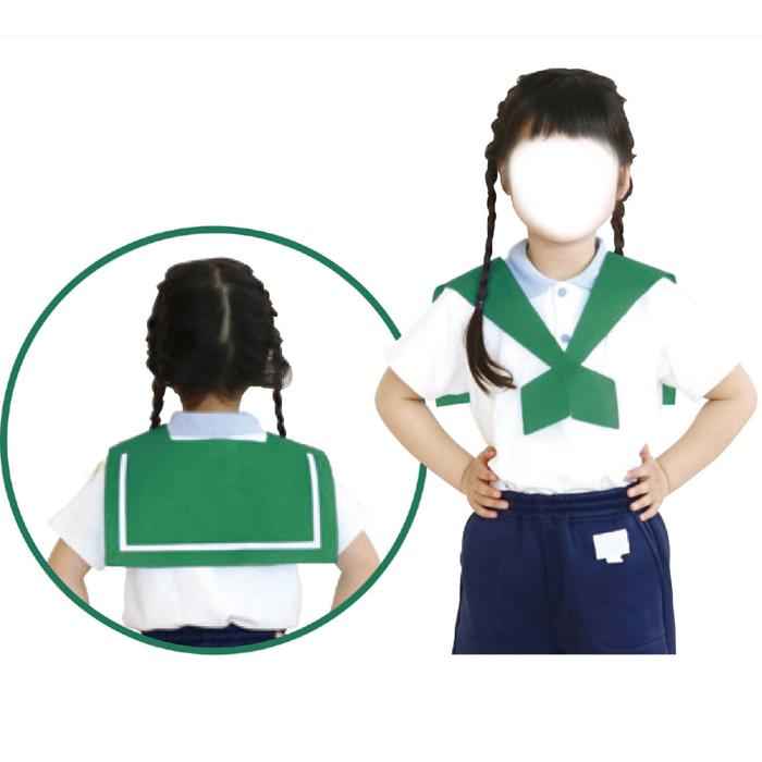 セーラーえり　緑2