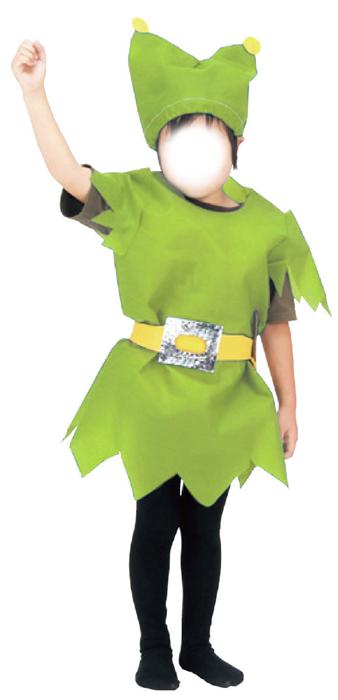 衣装ベース　ワンピース　黄緑　J2