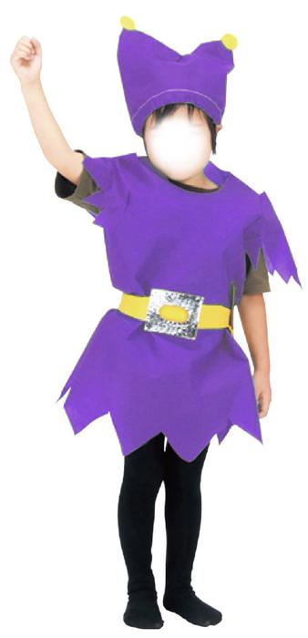 衣装ベース　ワンピース　紫　C2