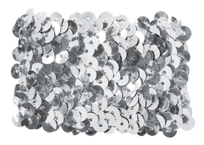 メタリックリストバンド　シルバー0