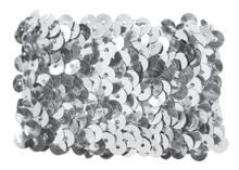 メタリックリストバンド　シルバー