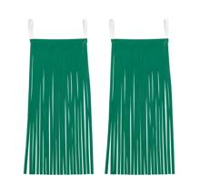 カラフルフリンジ　2個組　緑