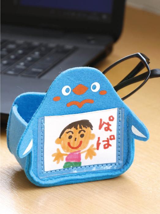 フェルトペンギン小物入れ0