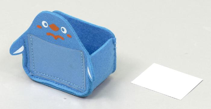 フェルトペンギン小物入れ1