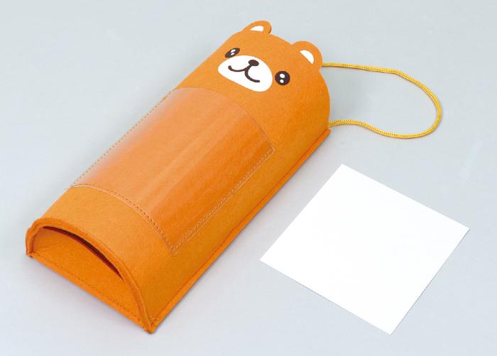 フェルトくまさんレジ袋ストッカー1