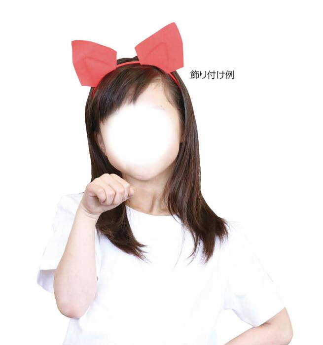 耳付きカチューシャ　ブラック1