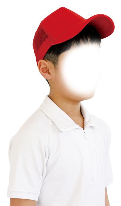 カラーダンスキャップ　レッド　S1