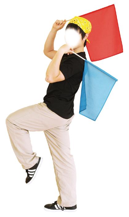 カラーダンスキャップ　ブルー　S2