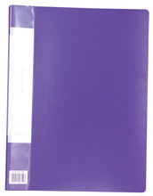 クリアブックB　厚　A4　20ポケット　パープル